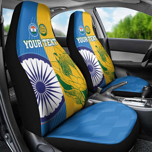 Custom India And South Africa Cricket Car Seat Cover 2024 Together Dynamic Version