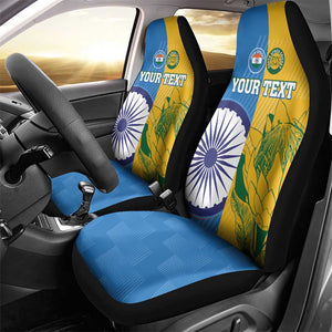 Custom India And South Africa Cricket Car Seat Cover 2024 Together Dynamic Version