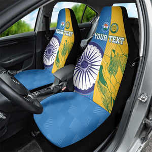 Custom India And South Africa Cricket Car Seat Cover 2024 Together Dynamic Version