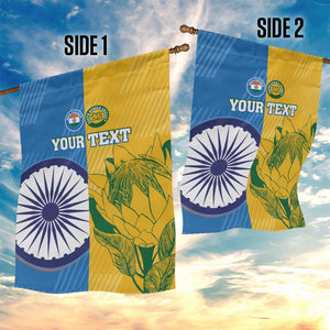 Custom India And South Africa Cricket Garden Flag 2024 Together Dynamic Version