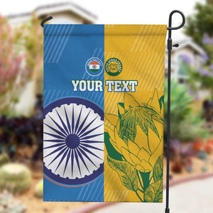 Custom India And South Africa Cricket Garden Flag 2024 Together Dynamic Version