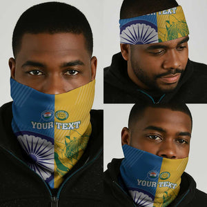 Custom India And South Africa Cricket Neck Gaiter 2024 Together Dynamic Version LT14
