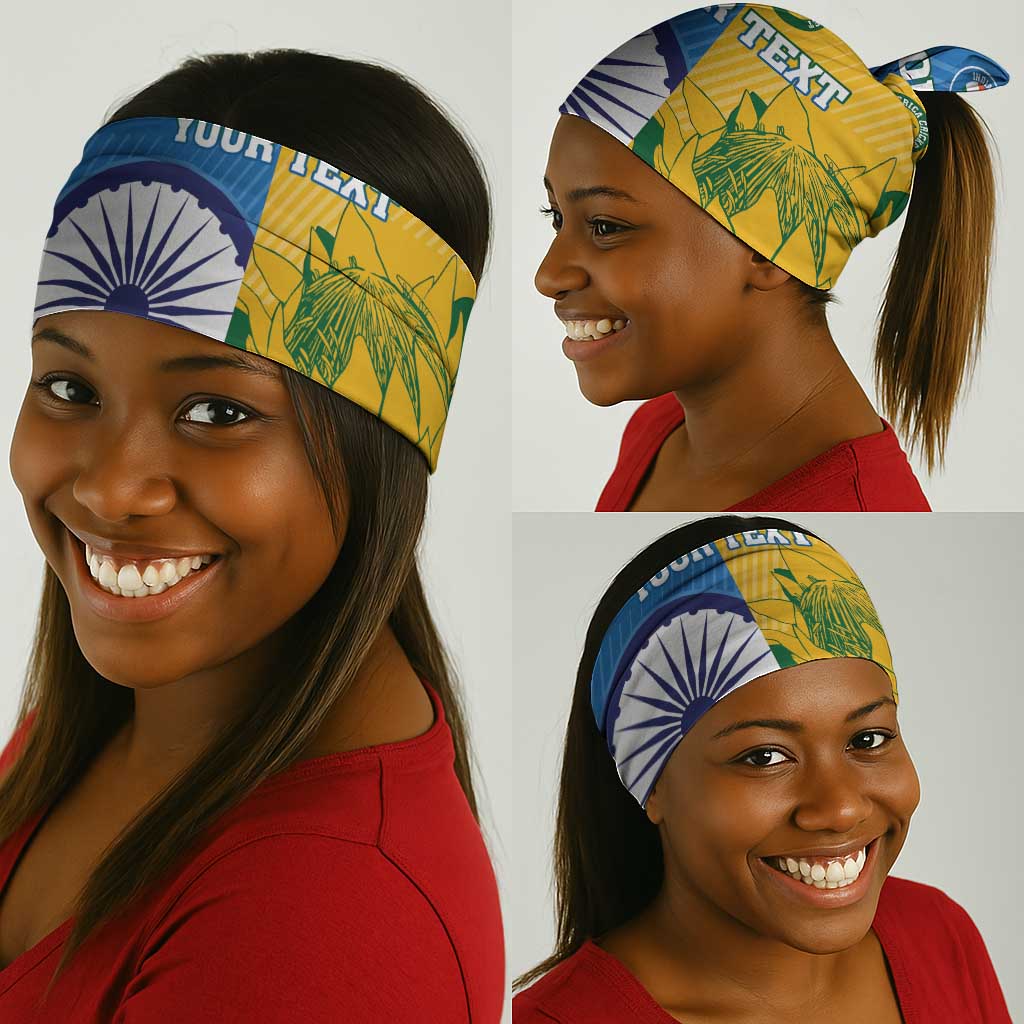 Custom India And South Africa Cricket Neck Gaiter 2024 Together Dynamic Version LT14