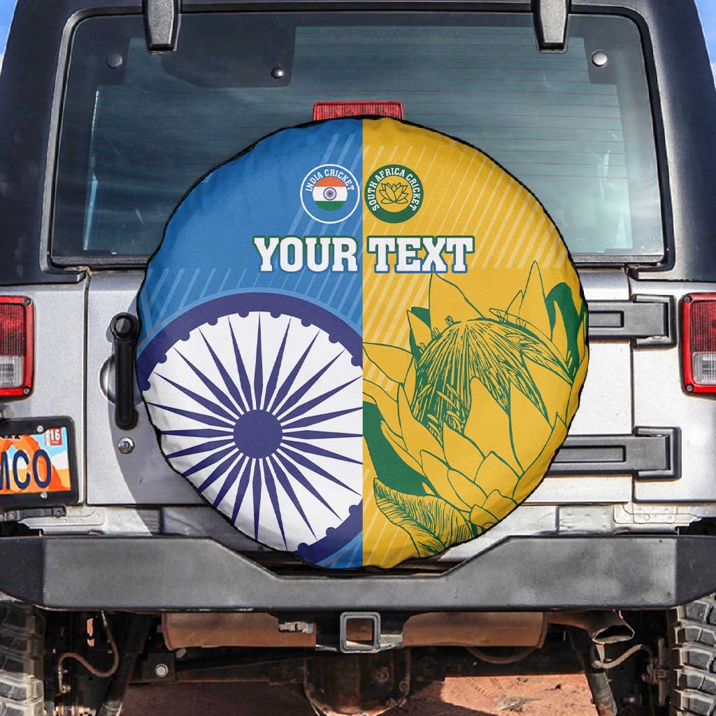 Custom India And South Africa Cricket Spare Tire Cover 2024 Together Dynamic Version