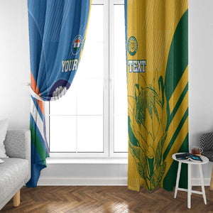 Custom India And South Africa Cricket Window Curtain 2024 Together Dynamic Version