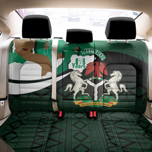 Nigeria Independence Day Back Car Seat Cover Happy 64 Years Of Anniversary African Pattern