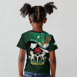 Nigeria Independence Day Kid T shirt Happy 64 Years Of Anniversary African Pattern