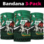 Nigeria Independence Day Neck Gaiter Happy 64 Years Of Anniversary African Pattern LT14