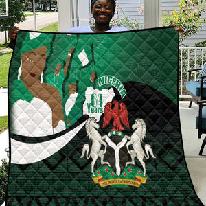 Nigeria Independence Day Quilt Happy 64 Years Of Anniversary African Pattern