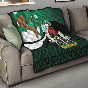 Nigeria Independence Day Quilt Happy 64 Years Of Anniversary African Pattern