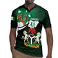 Nigeria Independence Day Rugby Jersey Happy 64 Years Of Anniversary African Pattern