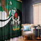Nigeria Independence Day Window Curtain Happy 64 Years Of Anniversary African Pattern