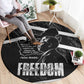 South Africa Freedom Day Round Carpet Nelson Mandela With Map