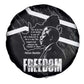 South Africa Freedom Day Spare Tire Cover Nelson Mandela With Map