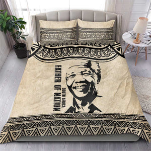 South Africa Nelson Mandela - Father Of Nation Bedding Set Vintage African Pattern