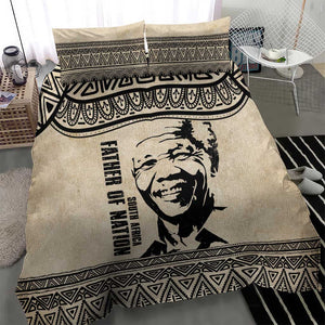 South Africa Nelson Mandela - Father Of Nation Bedding Set Vintage African Pattern