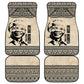 South Africa Nelson Mandela - Father Of Nation Car Mats Vintage African Pattern