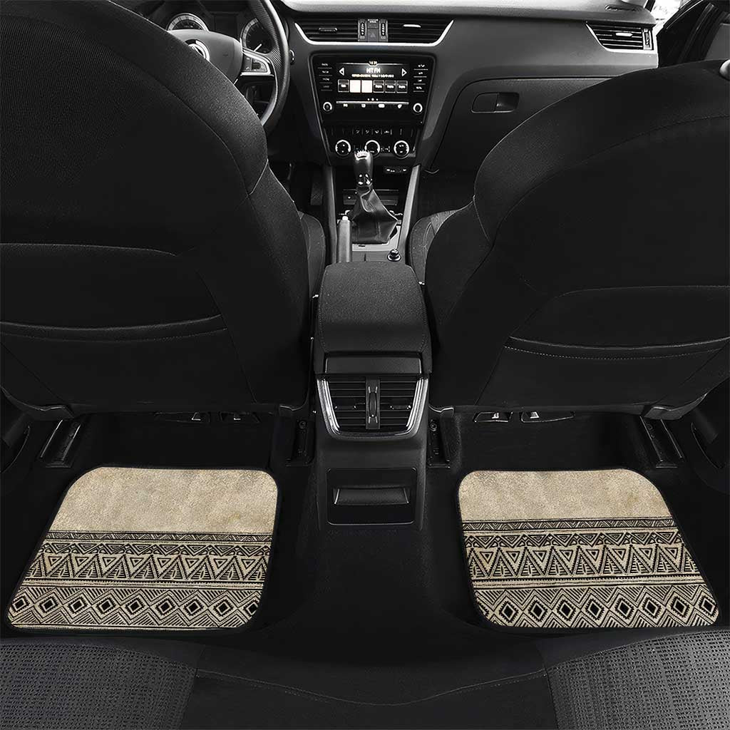 South Africa Nelson Mandela - Father Of Nation Car Mats Vintage African Pattern