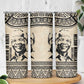South Africa Nelson Mandela - Father Of Nation Skinny Tumbler Vintage African Pattern
