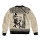 South Africa Nelson Mandela - Father Of Nation Sleeve Zip Bomber Jacket Vintage African Pattern