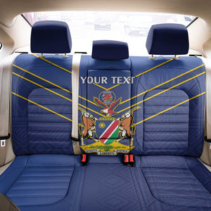 Custom Namibia Cricket Back Car Seat Cover 2024 Go Eagles African Pattern