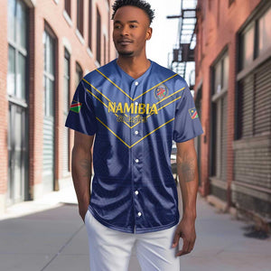 Custom Namibia Cricket Baseball Jersey 2024 Go Eagles African Pattern