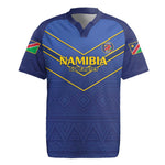 Custom Namibia Cricket Rugby Jersey 2024 Go Eagles African Pattern