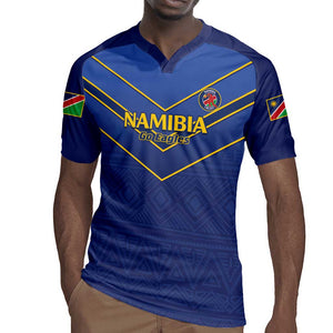 Custom Namibia Cricket Rugby Jersey 2024 Go Eagles African Pattern