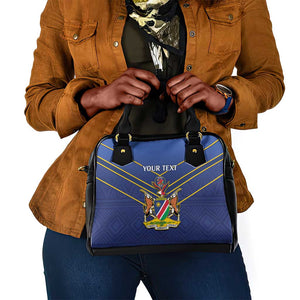 Custom Namibia Cricket Shoulder Handbag 2024 Go Eagles African Pattern