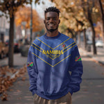 Custom Namibia Cricket Sweatshirt 2024 Go Eagles African Pattern