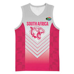South Africa Rugby Custom Basketball Jersey Come On Puma African Pattern LT14