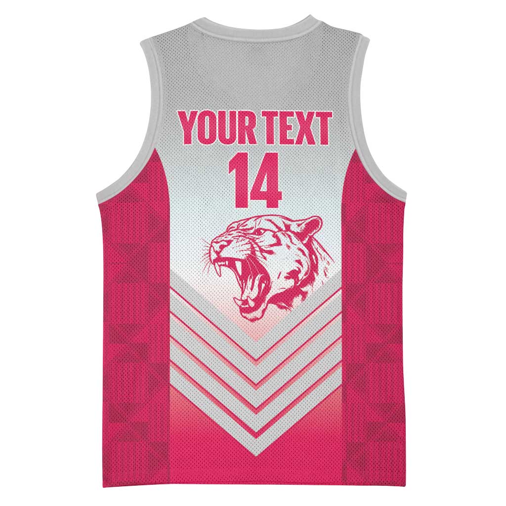 South Africa Rugby Custom Basketball Jersey Come On Puma African Pattern LT14