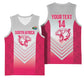 South Africa Rugby Custom Basketball Jersey Come On Puma African Pattern LT14