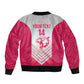South Africa Rugby Custom Bomber Jacket Come On Puma African Pattern