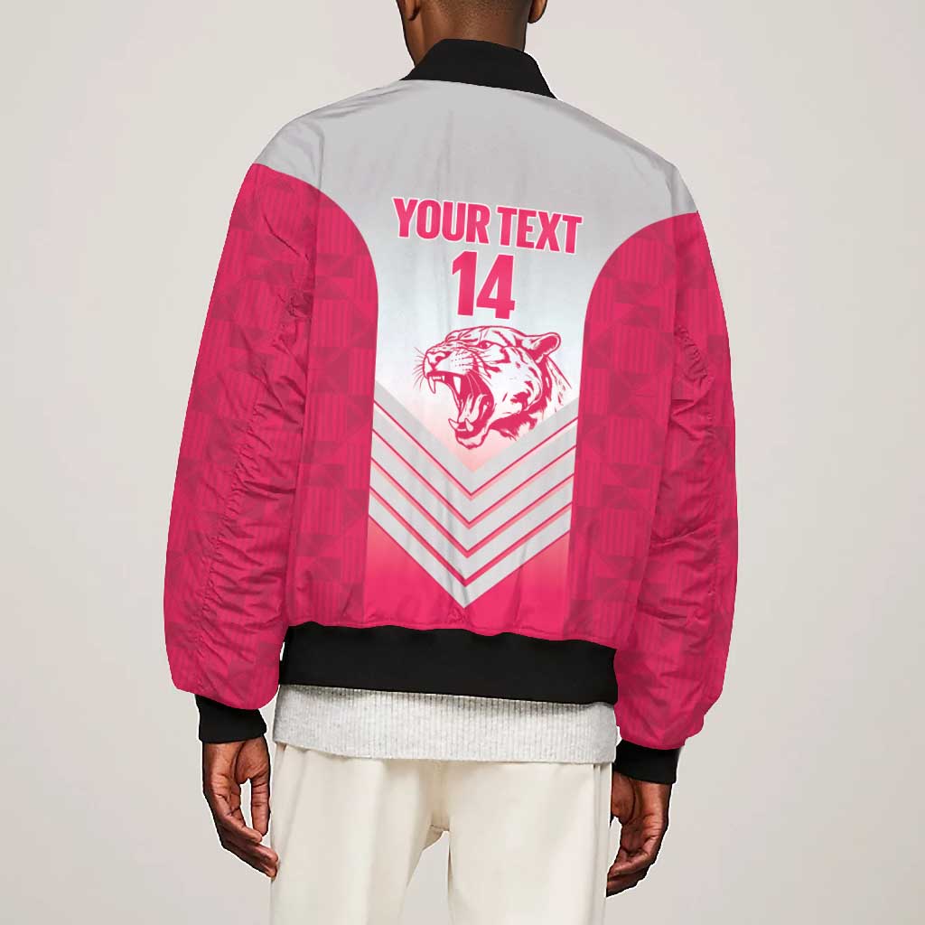 South Africa Rugby Custom Bomber Jacket Come On Puma African Pattern
