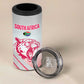 South Africa Rugby Custom 4 in 1 Can Cooler Tumbler Come On Puma African Pattern
