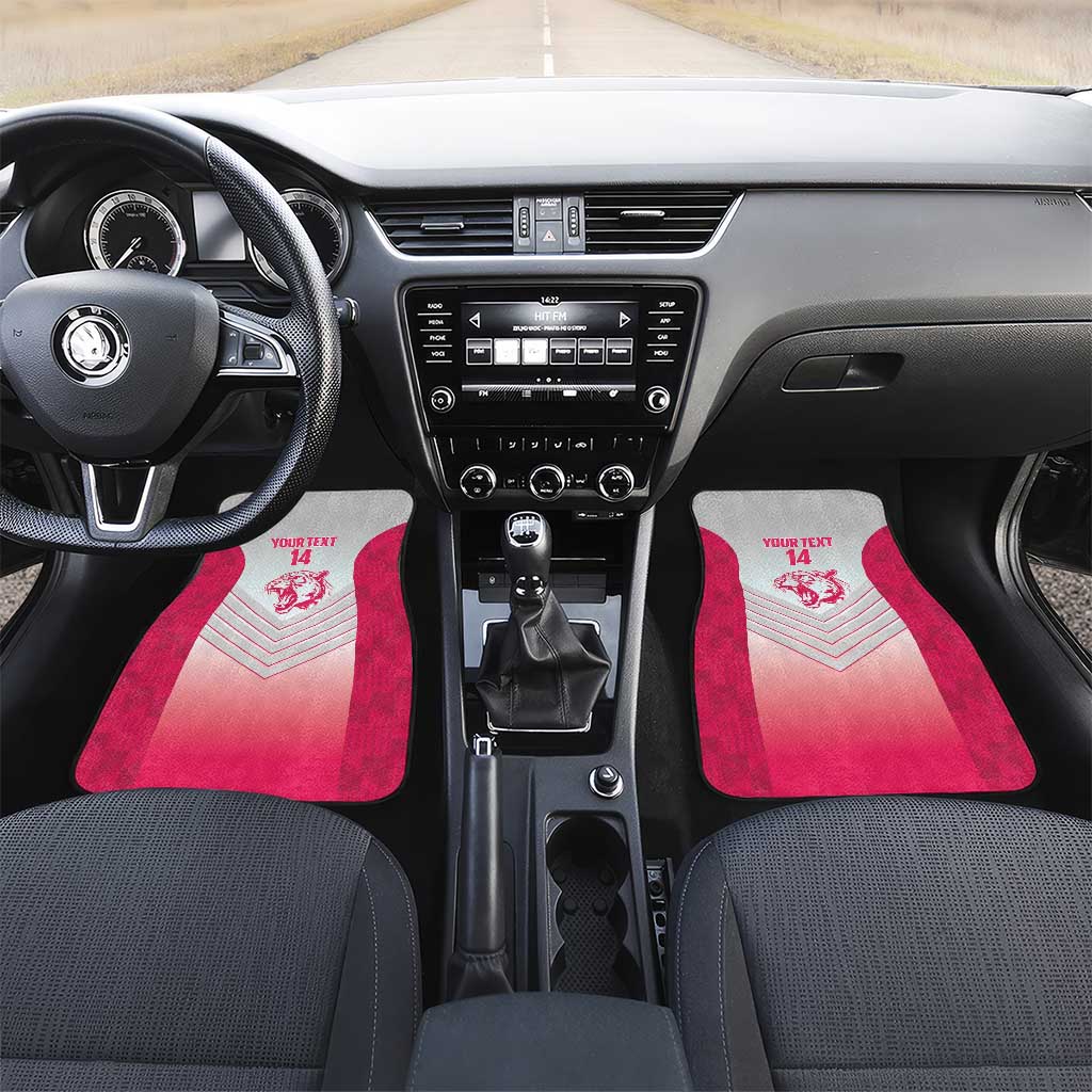 South Africa Rugby Custom Car Mats Come On Puma African Pattern