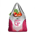 South Africa Rugby Custom Grocery Bag Come On Puma African Pattern