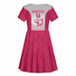 South Africa Rugby Custom Kid Short Sleeve Dress Come On Puma African Pattern