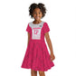 South Africa Rugby Custom Kid Short Sleeve Dress Come On Puma African Pattern