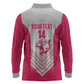South Africa Rugby Custom Long Sleeve Polo Shirt Come On Puma African Pattern
