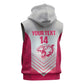 South Africa Rugby Custom Sleeveless Zip Hoodie Come On Puma African Pattern - African Pride