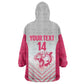 South Africa Rugby Custom Wearable Blanket Hoodie Come On Puma African Pattern