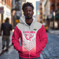South Africa Rugby Custom Zip Hoodie Come On Puma African Pattern