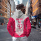 South Africa Rugby Custom Zip Hoodie Come On Puma African Pattern