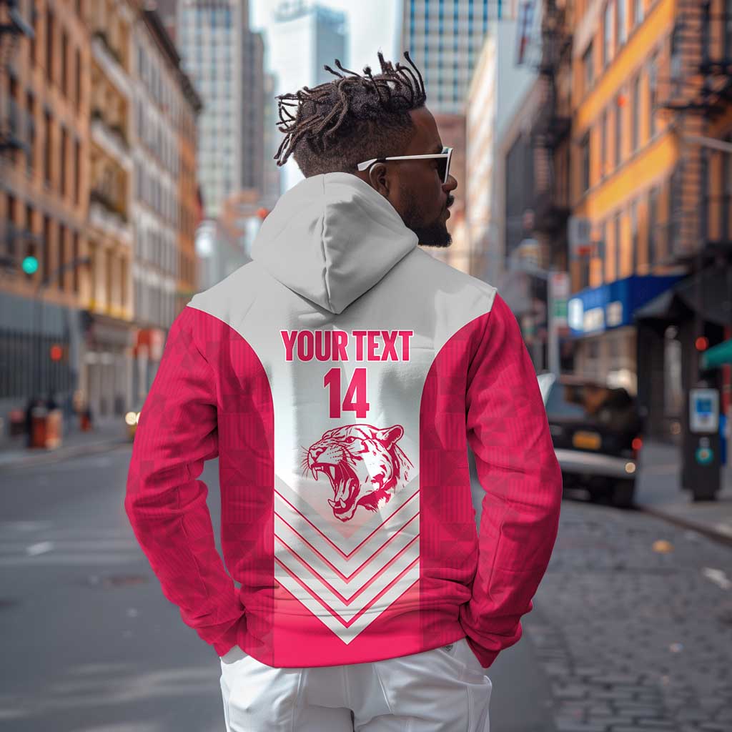 South Africa Rugby Custom Zip Hoodie Come On Puma African Pattern