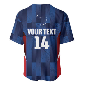 Custom Vozinha Cabo Verde Football Baseball Jersey Tubaroes Azuis Man Of The Match
