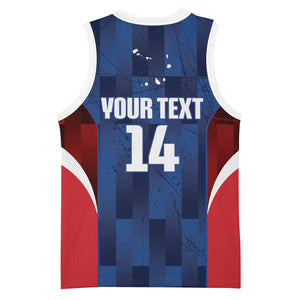 Custom Vozinha Cabo Verde Football Basketball Jersey Tubaroes Azuis Man Of The Match