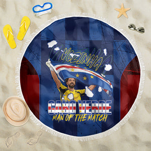 Vozinha Cabo Verde Football Beach Blanket Tubaroes Azuis Man Of The Match