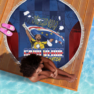 Vozinha Cabo Verde Football Beach Blanket Tubaroes Azuis Man Of The Match